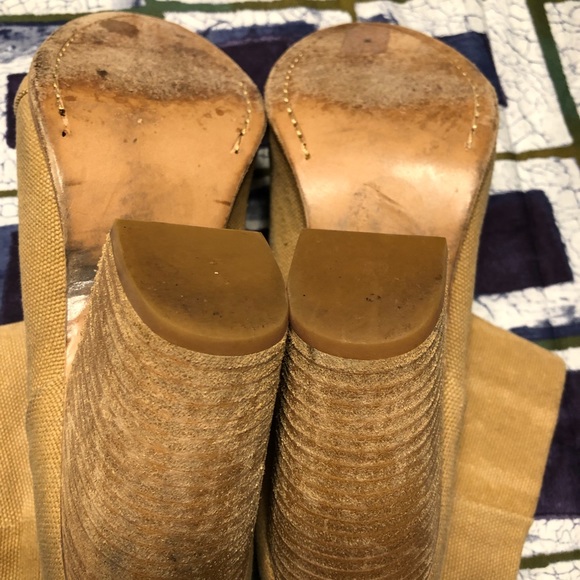 Rag & Bone canvas newbury booties EUC size 41 Us10 - Picture 7 of 7